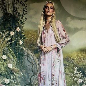 Long Gathered Panel Dress ISTENANYA